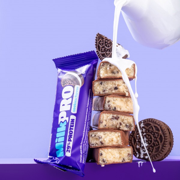 Батончик Sporter Protein Bar Milk Pro cookies Flavor 60g