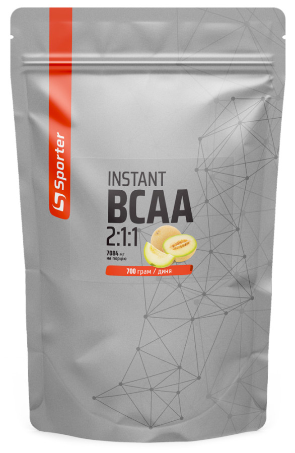 Дієтична добавка BCAA instant з диневим смаком у дой паку по 700 г