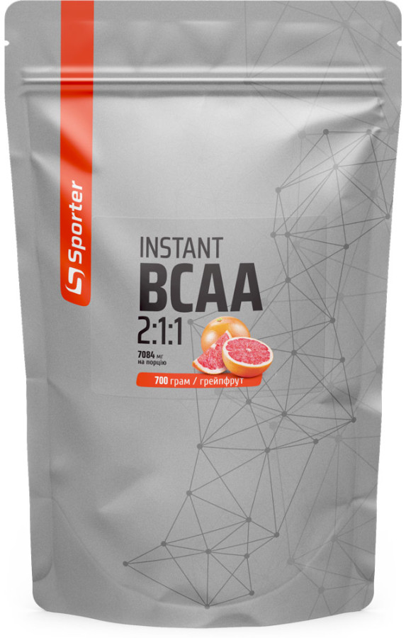 Дієтична добавка BCAA instant з грейпфрутовим смаком у дой паку по 700 г