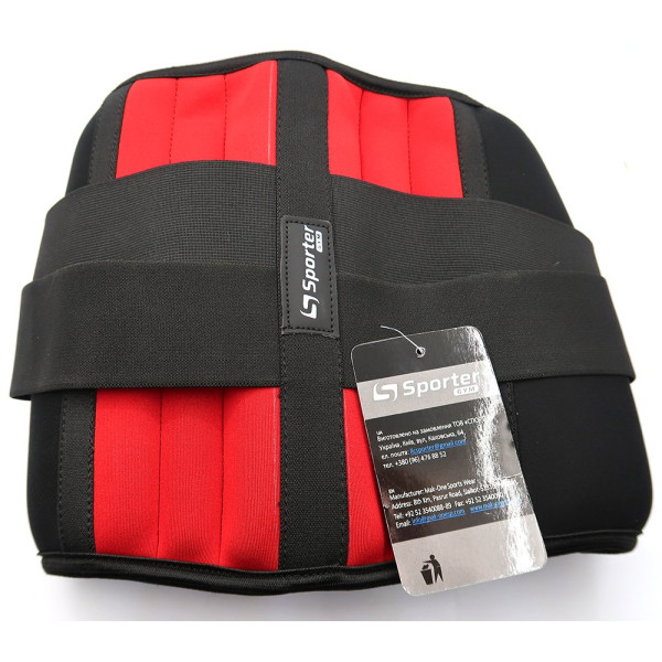 Kidney Belt/Еластичний корсет/Black/Red/One size