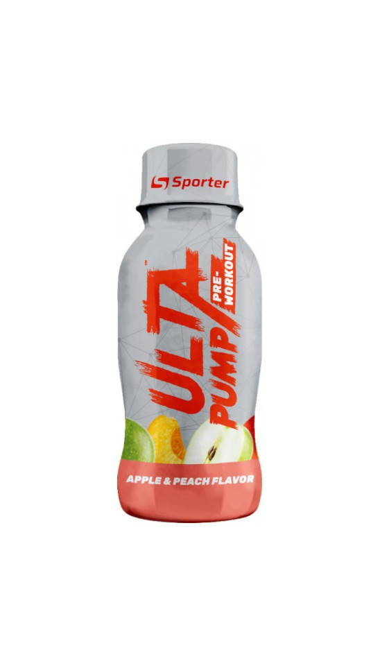 Напій енергетичний ULTA PUMP PRE-WORKOUT APPLE & PEACH SPORTER 100ML