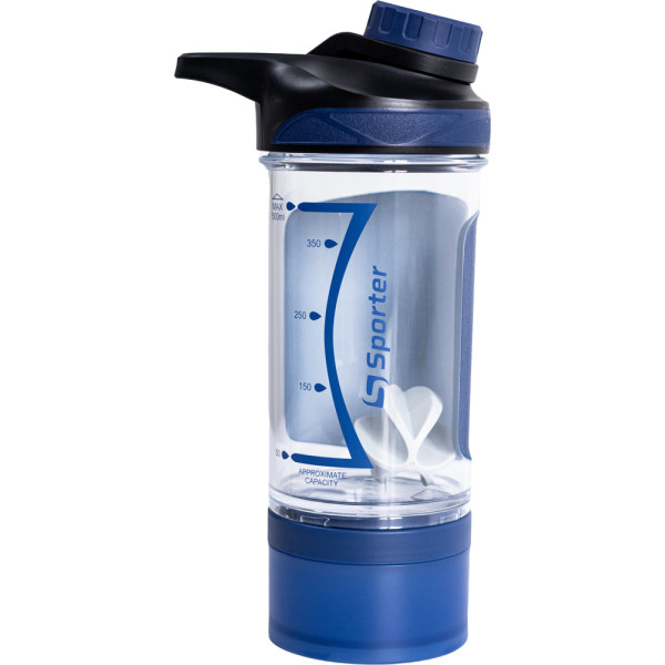 Пластиковий шейкер Shaker bottle 500ml Blue