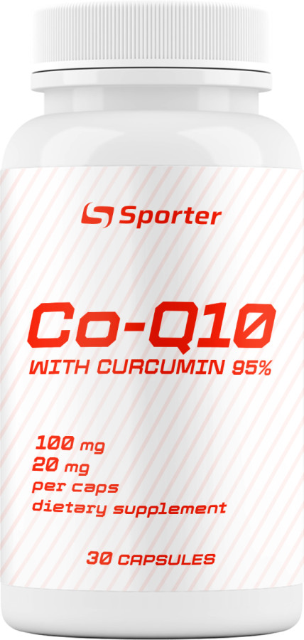 Sporter Coenzyme Q10 -100 mg + curcumin - 30 капс