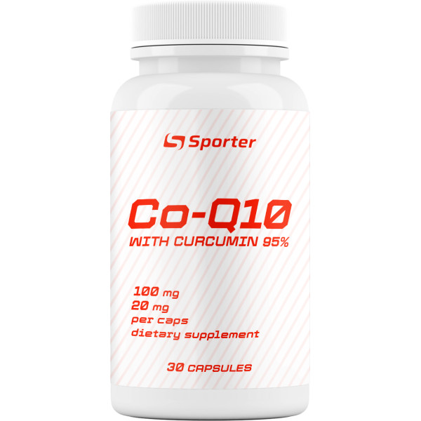 Sporter Coenzyme Q10 -100 mg + curcumin - 30 капс
