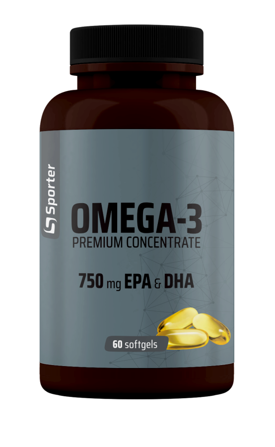 Sporter Omega 3 Premium Concentrate 750 mg EPA&DHA - 60 софт гель